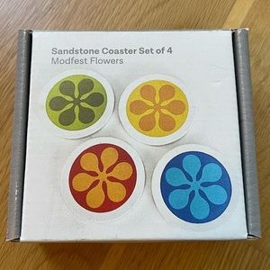 NEW Sandstone Coasters, Set of 4, Destination PSP